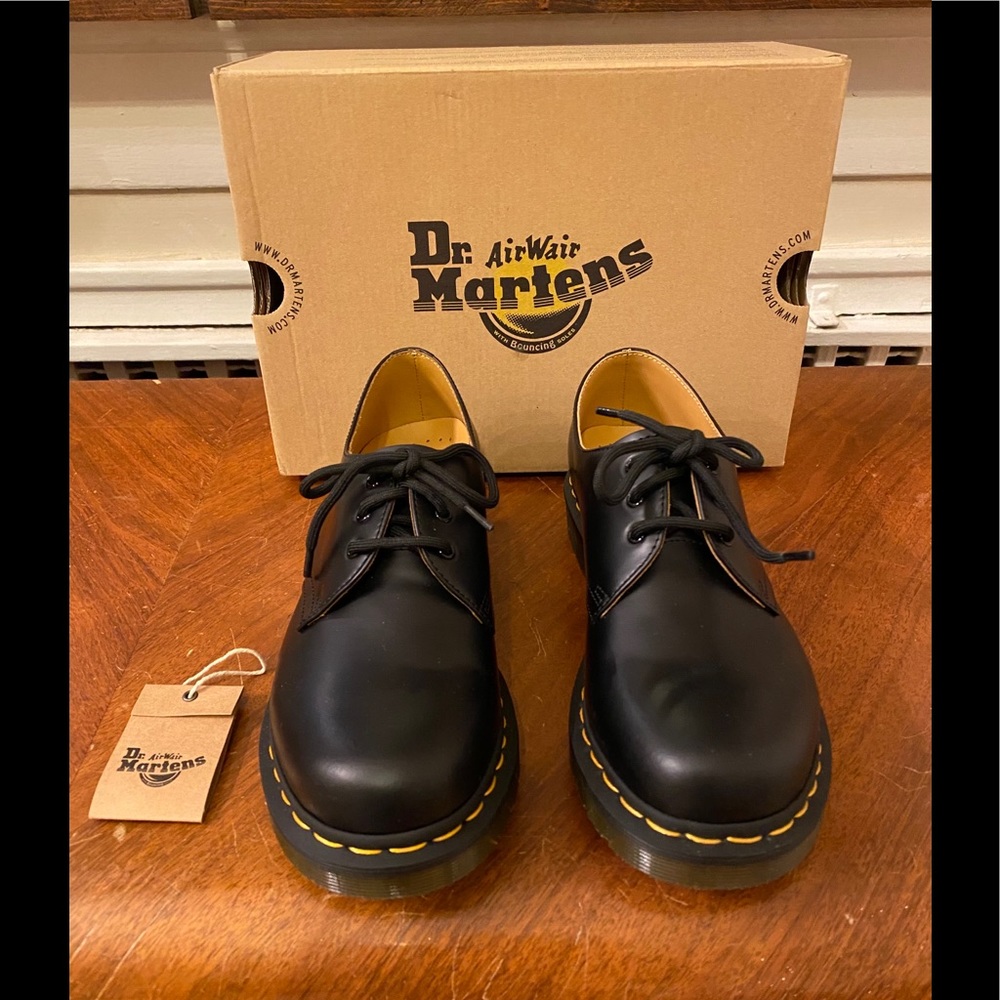 Dr. Martens Smooth Black 1461 Icons, SZ US8, NEW⚡️